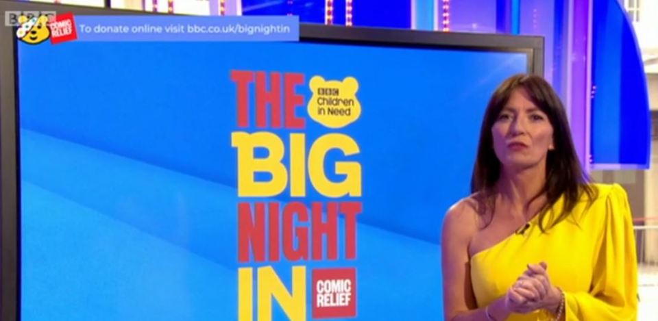  Davina McCall urged viewers to donate