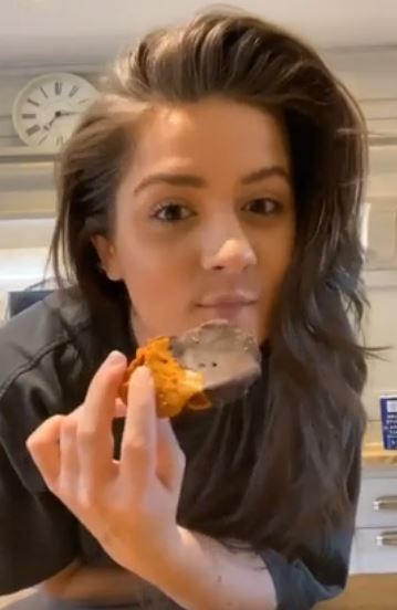 Georgia shared her three ingredient honeycomb recipe on TikTok