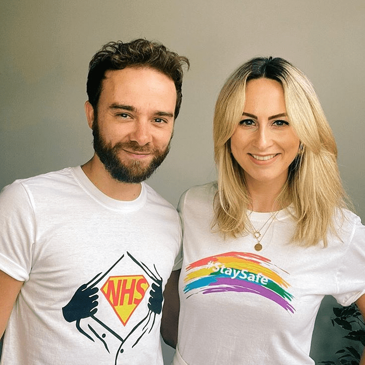  Jack P Shepherd and girlfriend Hanni Treweek support the NHS and encourage everyone to stay safe