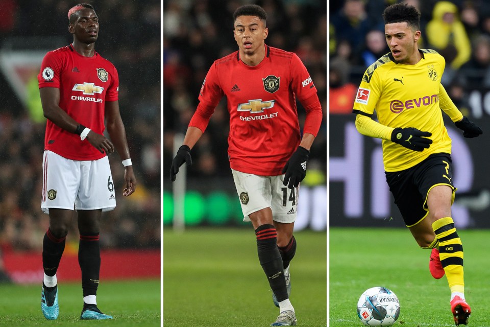  Man Utd could sell Pogba and Lingard to fund a move for Sancho