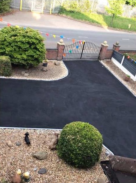 It would have cost over £1,000 to have her driveway treated professionally