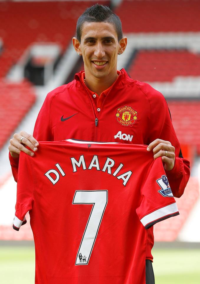  Angel Di Maria fell out of favour at the Bernabeu and things really did not work out at Old Trafford