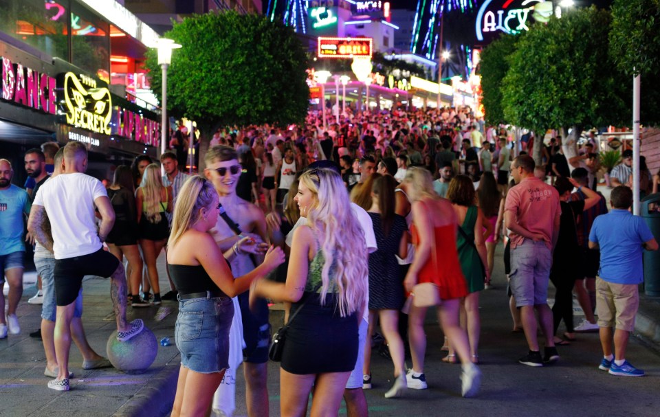 Traditionally, British and to a lesser extent Irish holidaymakers have made up 95 per cent of the foreign tourists flocking to Magaluf in June and July