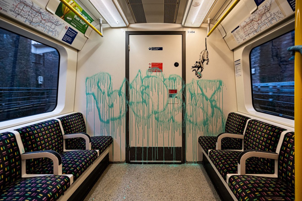 Banksy's Underground work was called You Don't Mask, You Don't Get