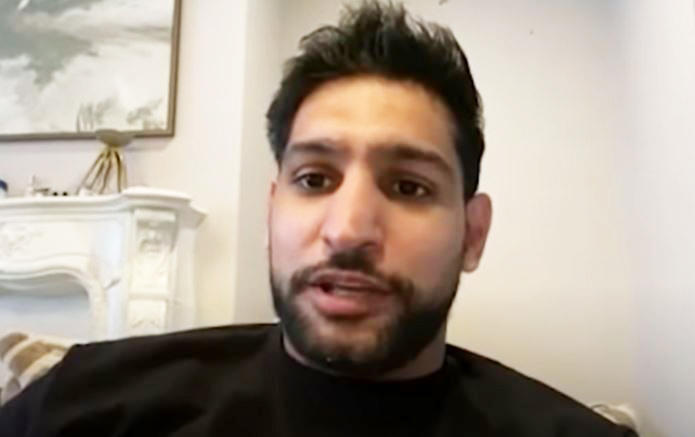 Amir Khan revealed how Mayweather called him out in 2018