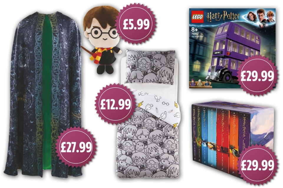 The Sun has rounded up some of our favourite items from Aldi's Harry Potter range