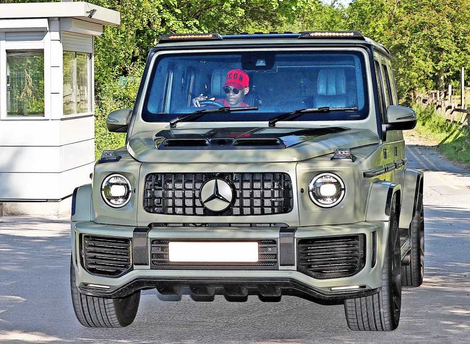  Rashford has been showing off his new Mercedes-AMG G63 lately