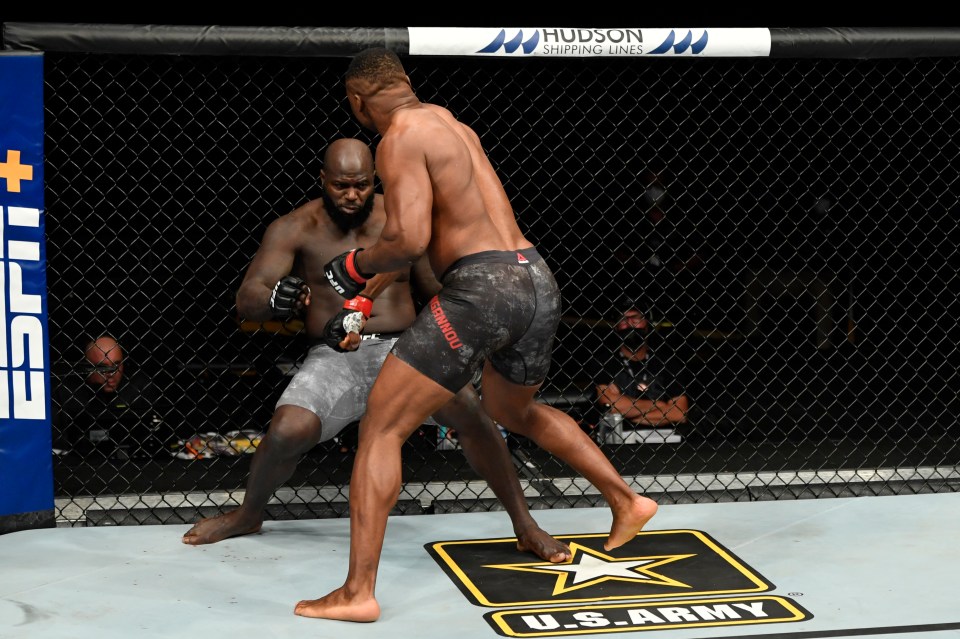  Francis Ngannou knocked out Rozenstruik in just 19 seconds