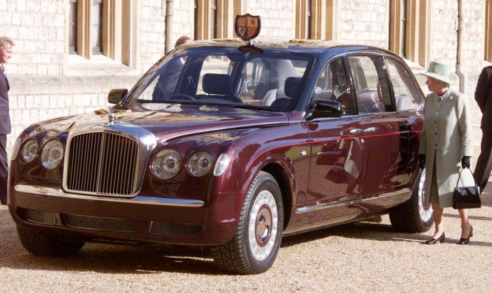 The Queen's cars featured custom interiors and paint jobs as well as bespoke modifications 