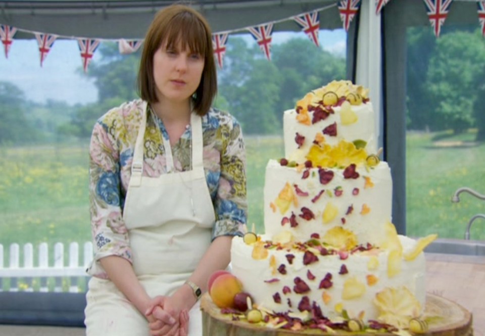 She won the baking title in 2013 with a three-tier wedding cake