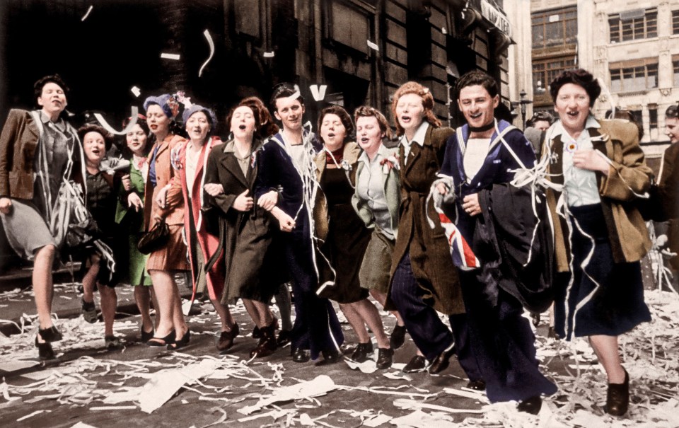  Bob has happy memories of VE Day - the date the war was declared over