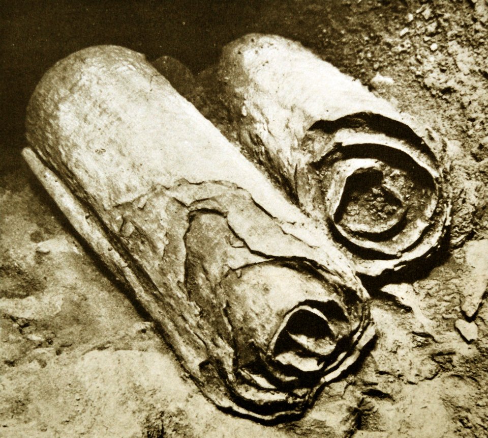 The ancient scrolls were discovered in caves near the Dead Sea