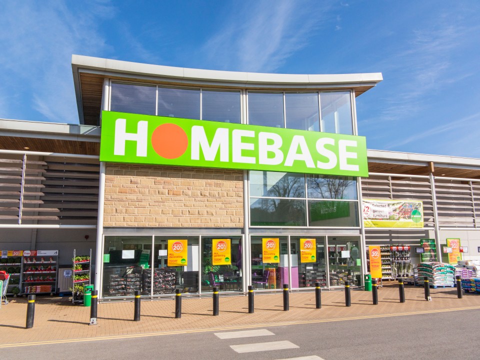 Homebase is to reopen all of its 164 UK stores from tomorrow