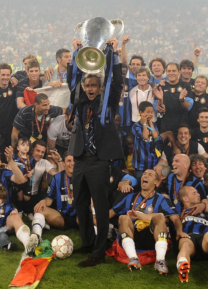  Jose Mourinho won a historic treble with his Inter Milan side