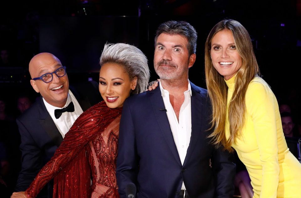  Simon worked with Mel B on America's Got Talent before she quit the show last year