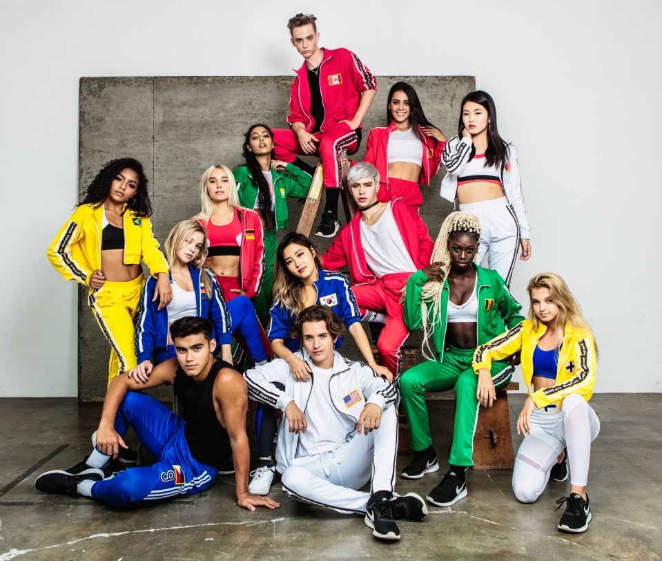  Global pop group Now United - made up of 15 performance artists from 15 different countries