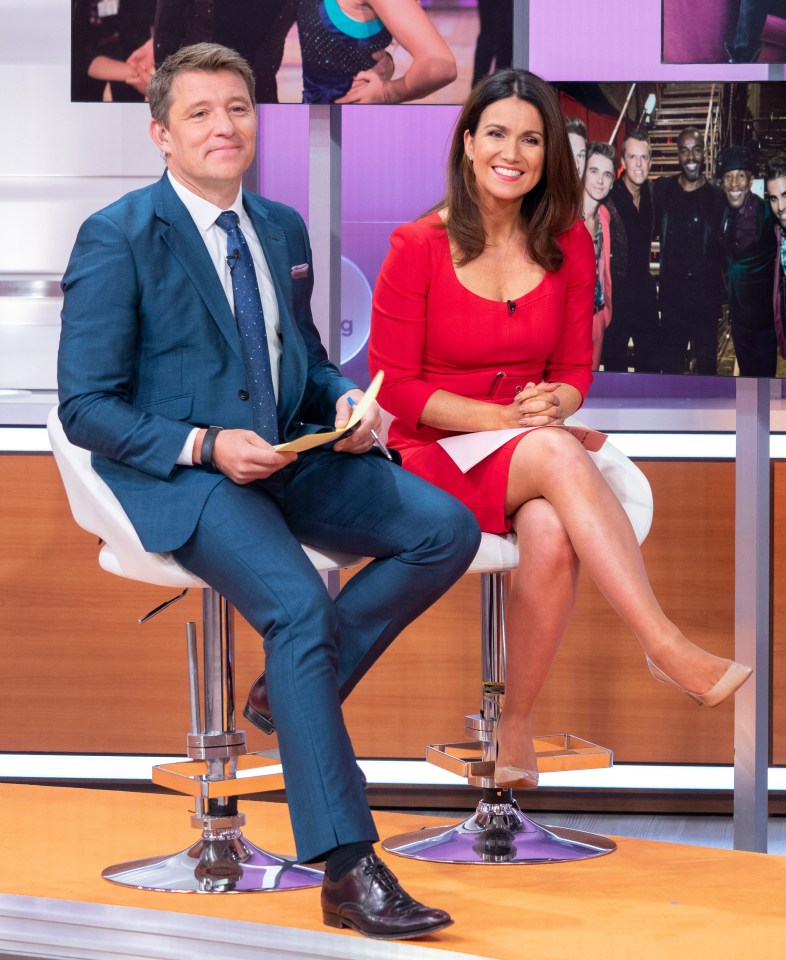 Ben and Susanna hosting together on the show back in 2018