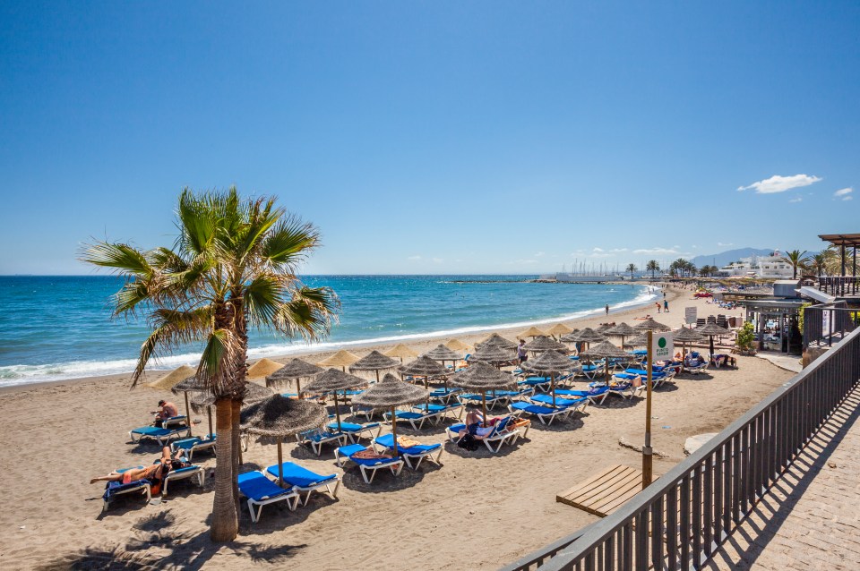 The beach of Marbella in Andalusia is likely to also face ball and sports game bans