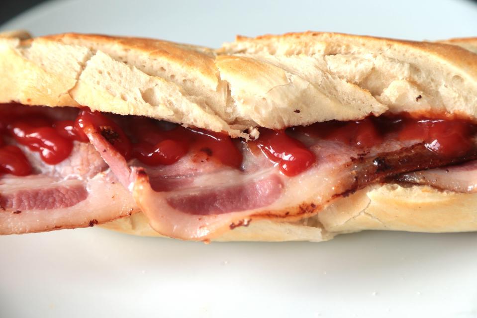  The bacon butty has been named the nation's best loved sandwich.