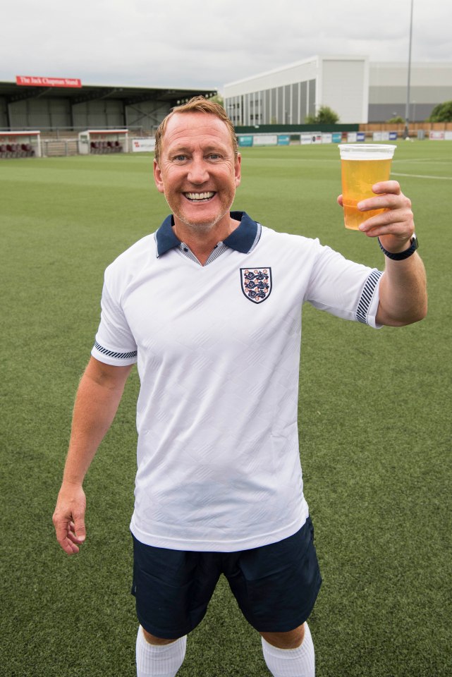  Ray Parlour is also part of the team hoping to thrash Germany once more