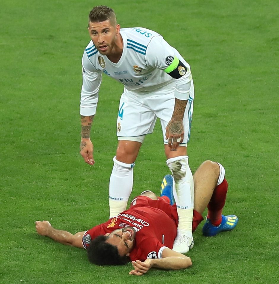 Sergio Ramos protested his innocence afterwards but Giorgio Chiellini has joined cynics to suggest the Real legend knew what he was doing to Mo Salah