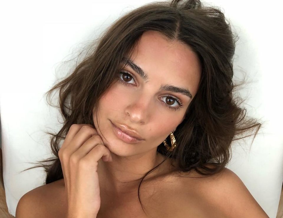  Model Emily Ratajkowski has revealed the secret to her flawless skin is snail slime