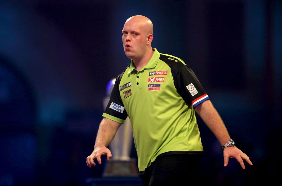  Michael van Gerwen is one of the only high-profile throwers not to be taking part