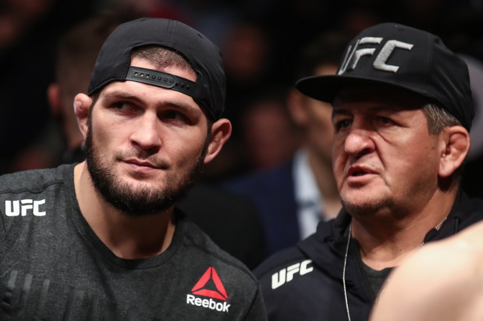  Nurmagomedov’s father Abdulmanap is in a coma and in a critical condition in hospital after suffering complications with pneumonia