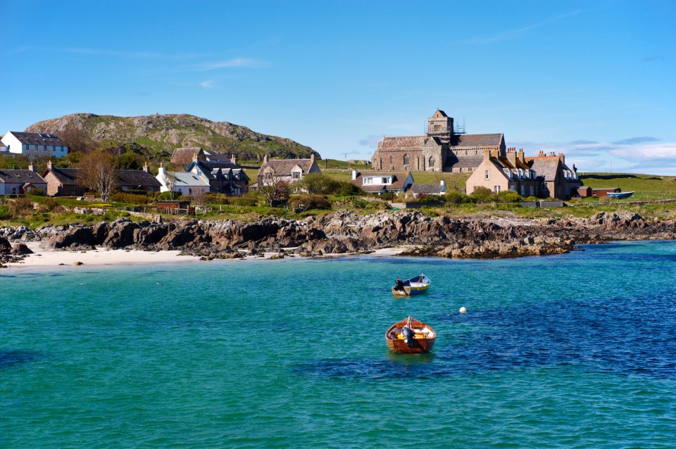 Iona Abbey is popular with religious walkers