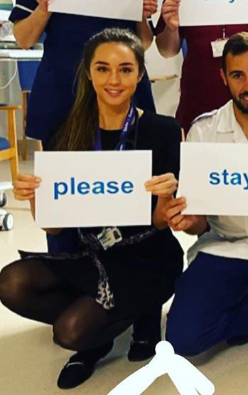  Emily is working 12-hour shifts on the NHS front line