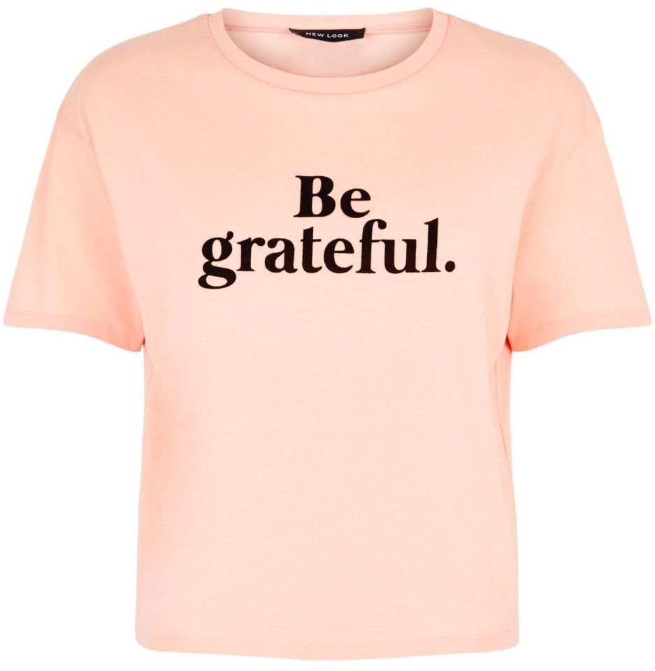  It’s more important than ever to stay positive, so give yourself some motivation with mood-boosting slogan tops