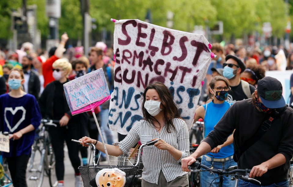  This was the second week of Austrian protestors gathering in Vienna