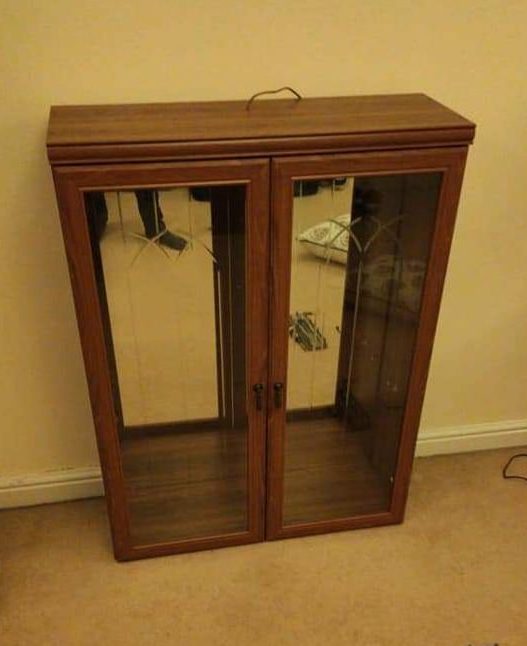  The cabinet was out-dated and used