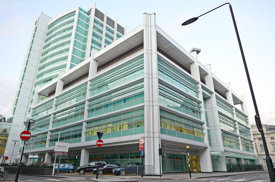  The baby boy was born at the University College hospital in London