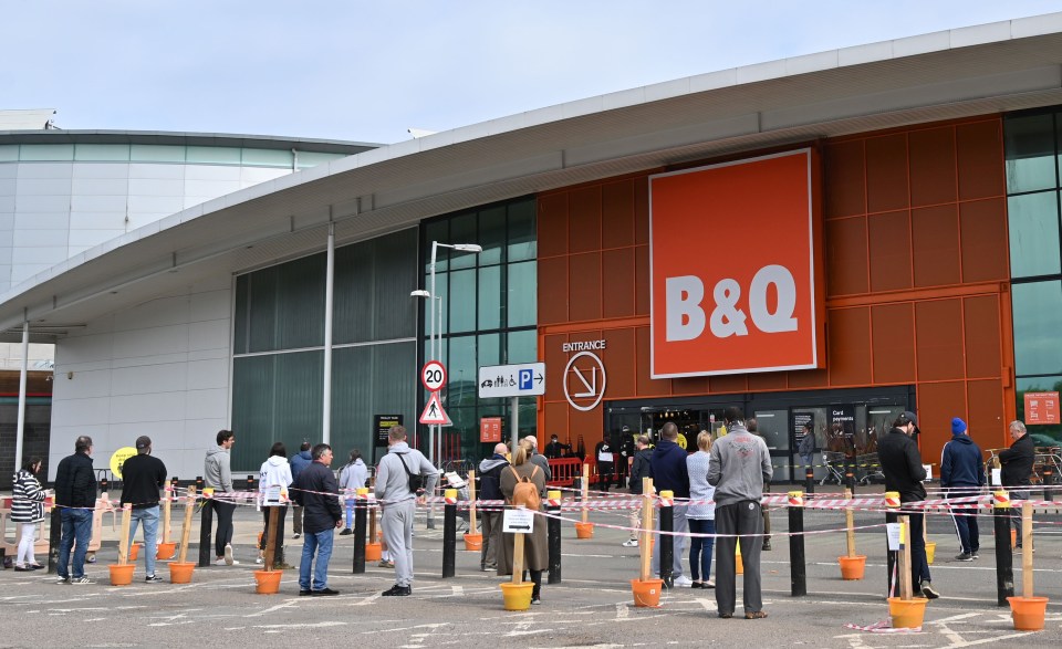 The majority of B&Q stores will be opened as normal on Friday