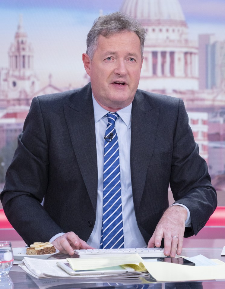 Piers was forced to pull out of GMB today