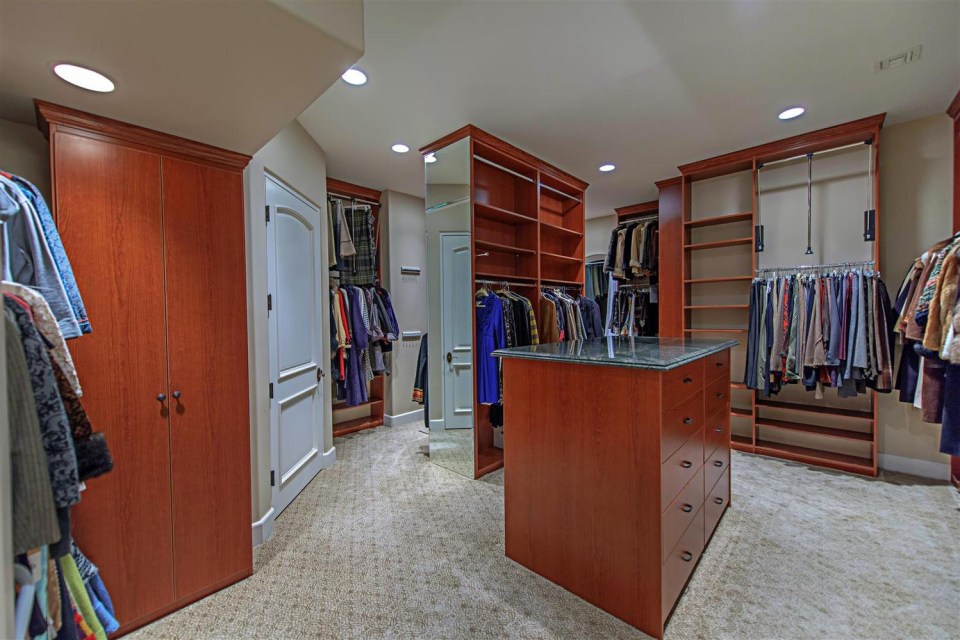 Theres plenty of closet space for designer threads