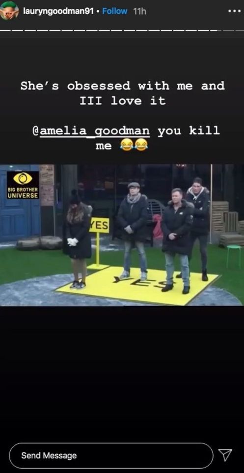  Lauryn shared this iconic CBB moment, seemingly in response to Annie's trolling