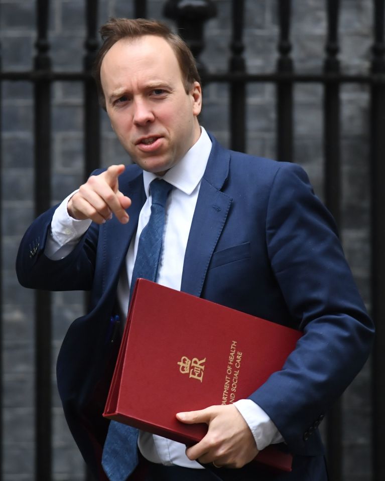  Health Secretary Matt Hancock has been warned of a possible OAP revolt