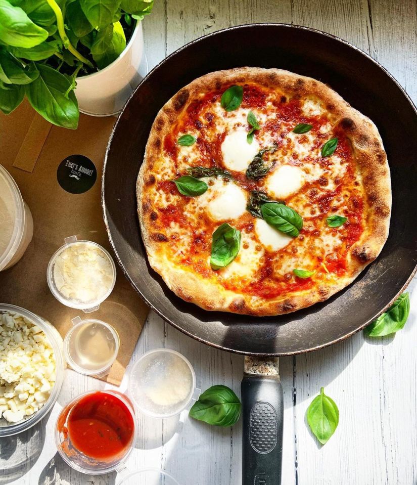 If you're making a pizza at home during lockdown, try doing so in a frying pan