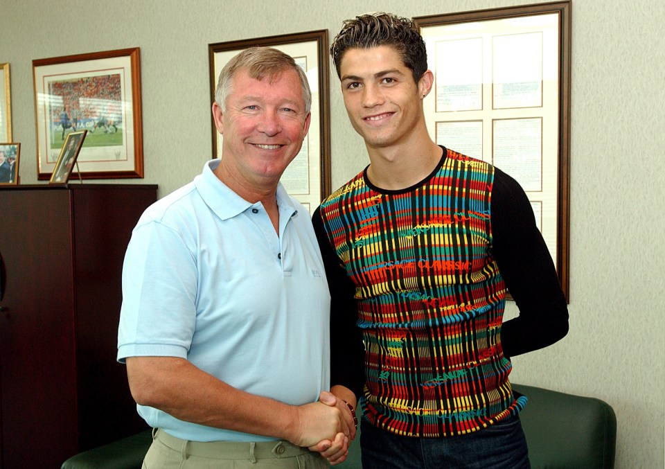 The moment Sir Alex Ferguson and Cristiano Ronaldo met a special bond formed