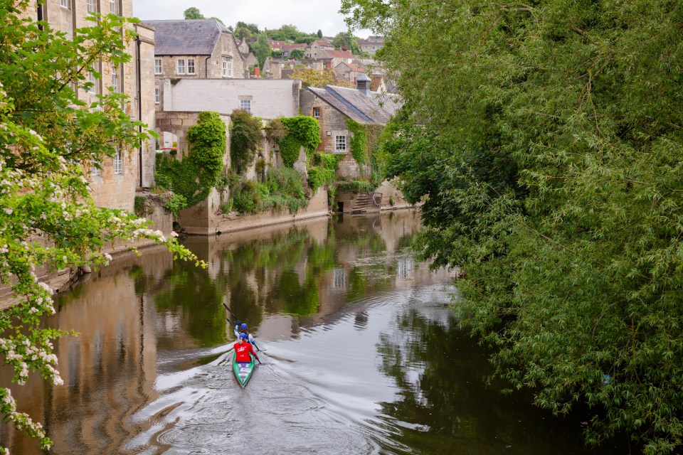 Our favourite trail was a four-mile loop that follows the River Bradford