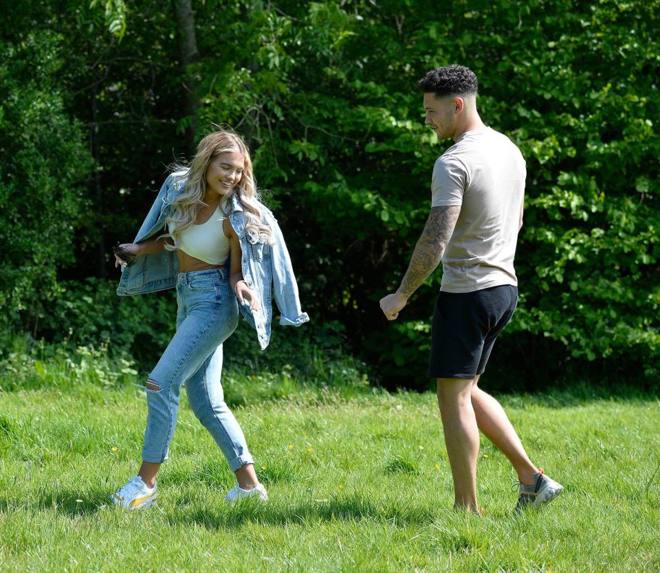  Callum and Molly bonded over their love of dogs on Love Island