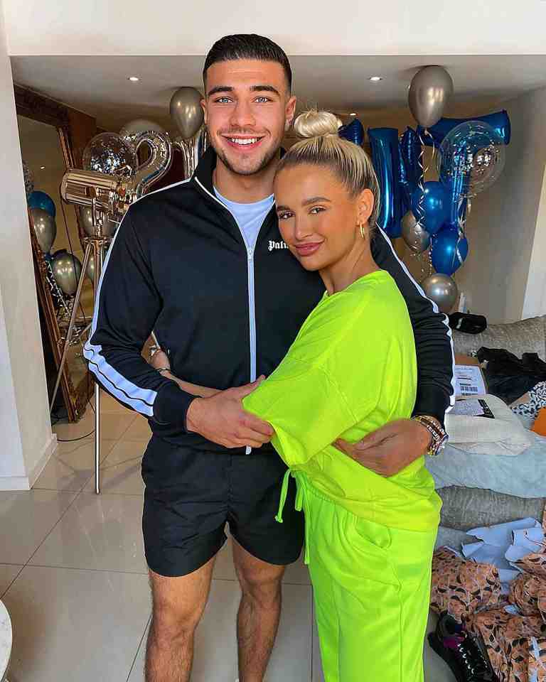  Molly-Mae is currently isolating in Manchester with her boyfriend Tommy Fury