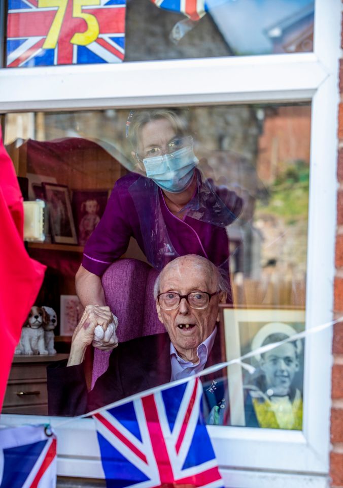  Eric Bradshaw, 95, now lives in an Oldham care home