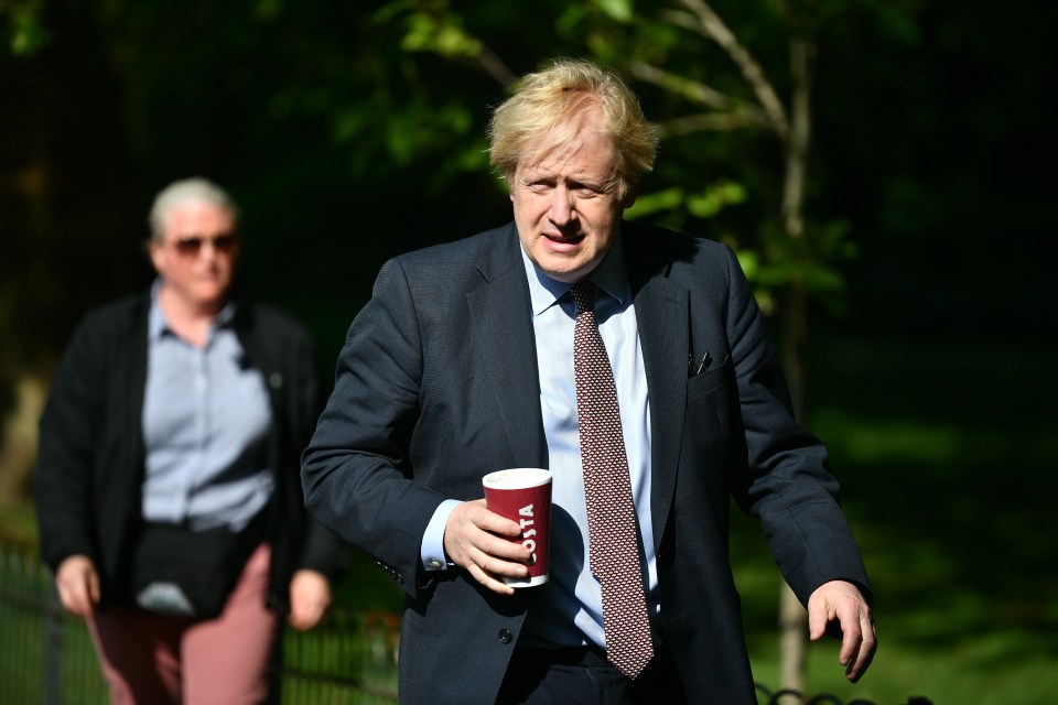 Boris has once again urged people to stay home