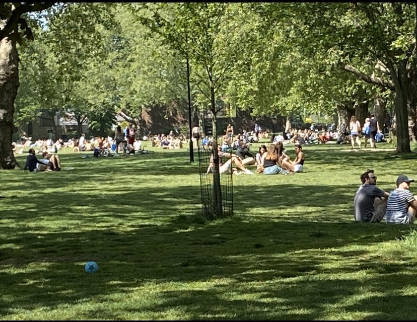 Hackney Police said they were 'losing the battle' after hundreds flouted the lockdown to eat pizza and drink wine in parks