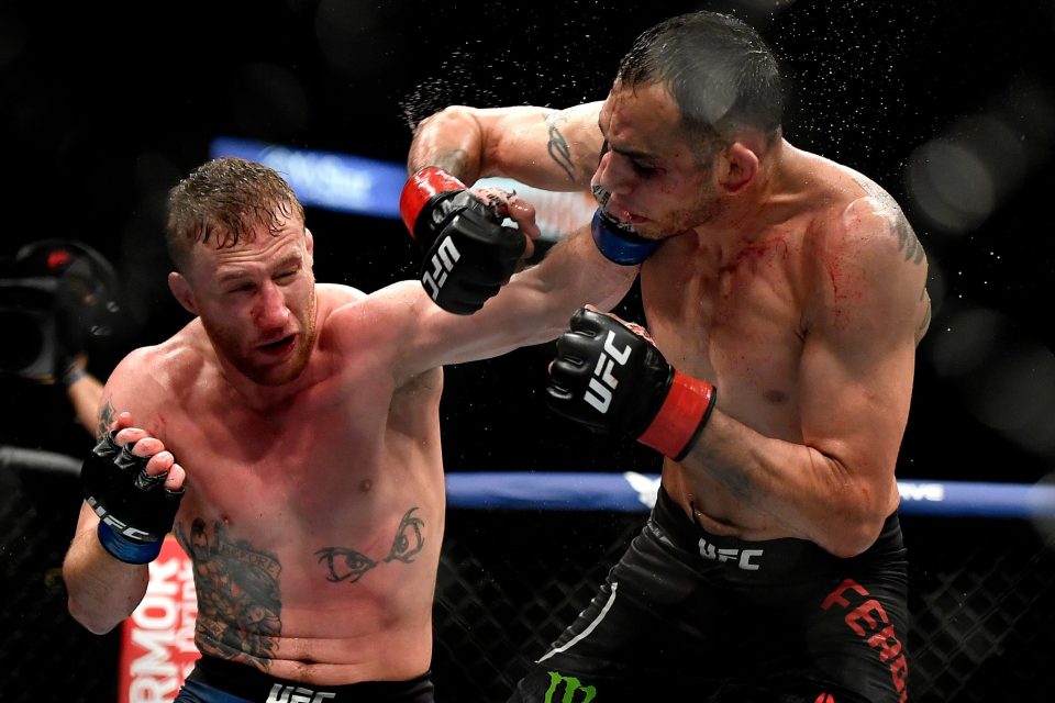  Ferguson was beaten for the first time in 12 fights by Gaethje