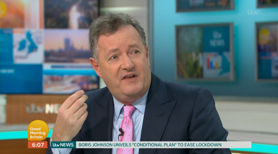  Piers said the PM's new rules lacked any sort of detail