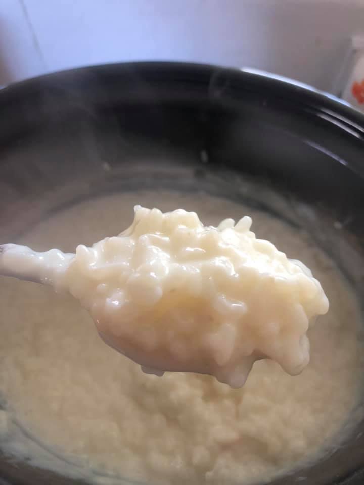 She revealed you only need three ingredients - pudding rice, sweetened condensed milk and water